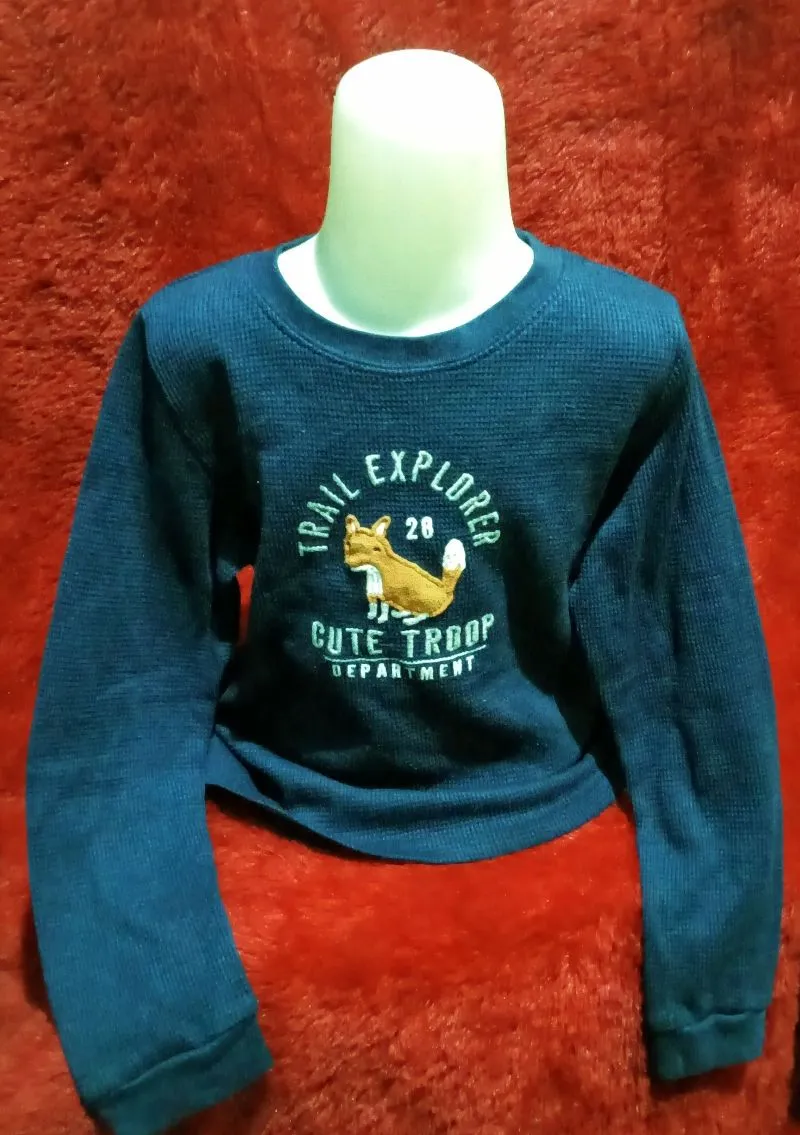 Vintage Sweater Kids navy photo 1