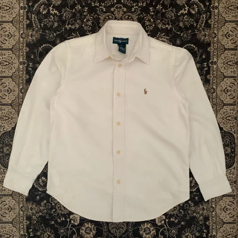 Polo Ralph Lauren Vintage Casual Shirt Wanita white photo 1
