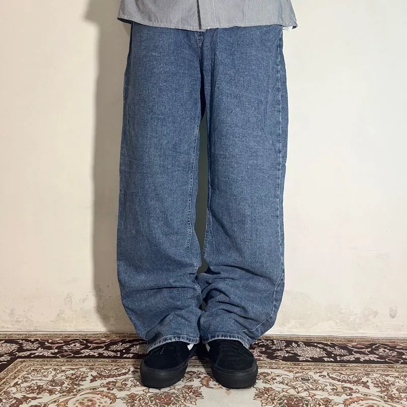 Streetwear Skater Jeans Pria blue photo 1