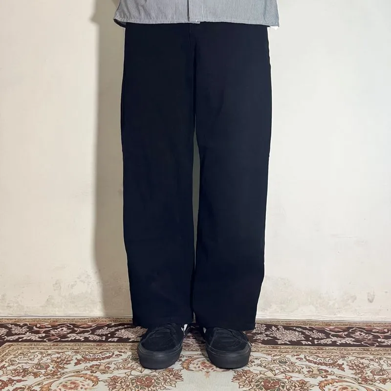Streetwear Skater Jeans Pria black photo 1