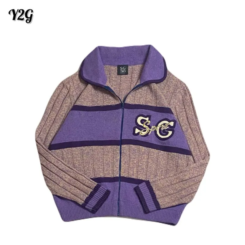 Vintage Streetwear Sweater Pria purple pink photo 1