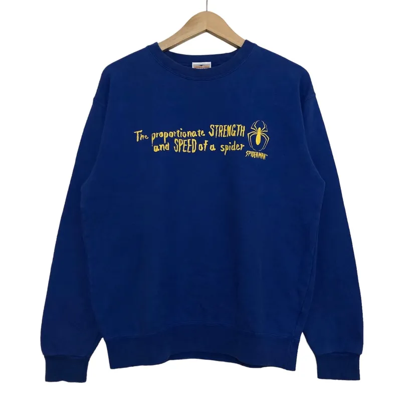 Acne Studios Vintage Streetwear Sweatshirt Pria navy blue photo 1