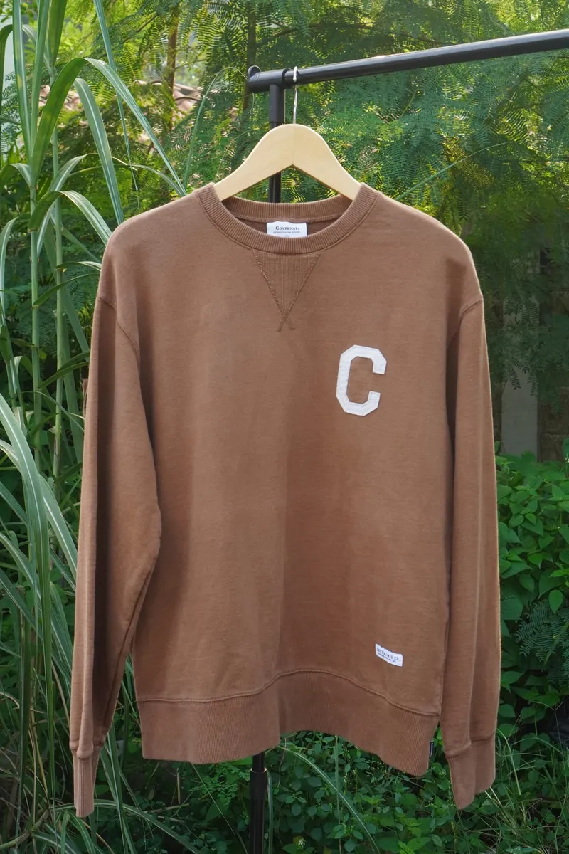 Covernat Casual Sweatshirt Pria brown photo 1
