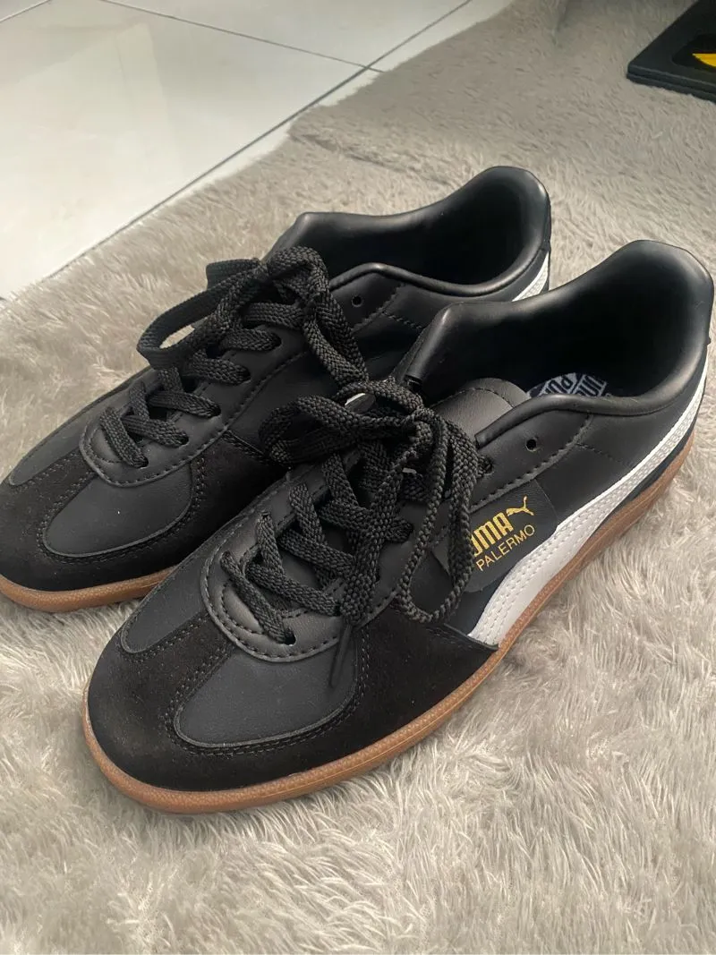 Puma Streetwear Casual Sneakers Pria tan black photo 1