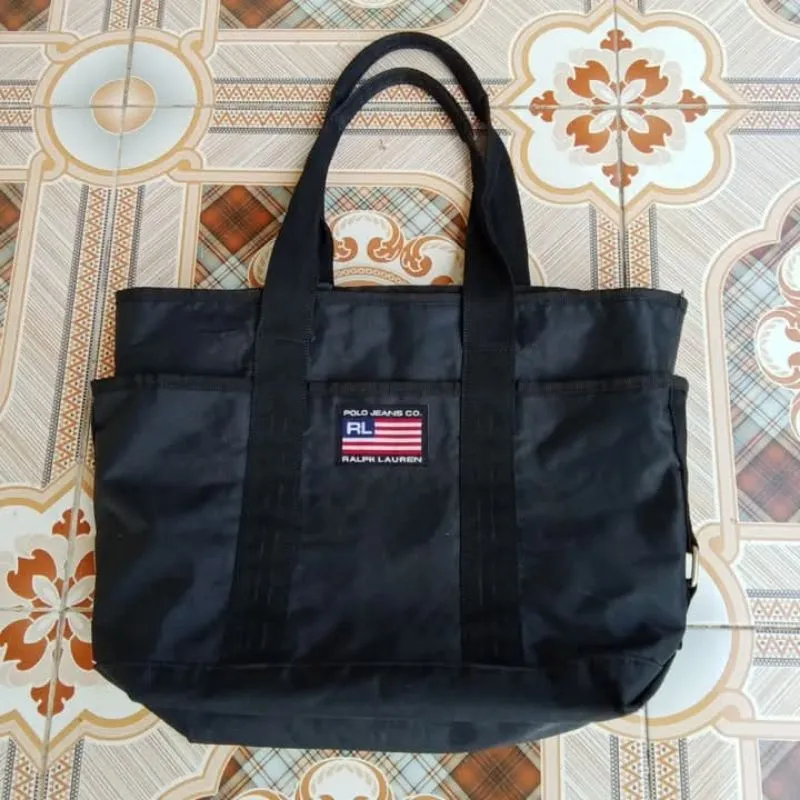 Polo Ralph Lauren Vintage Streetwear Bag Pria black photo 1