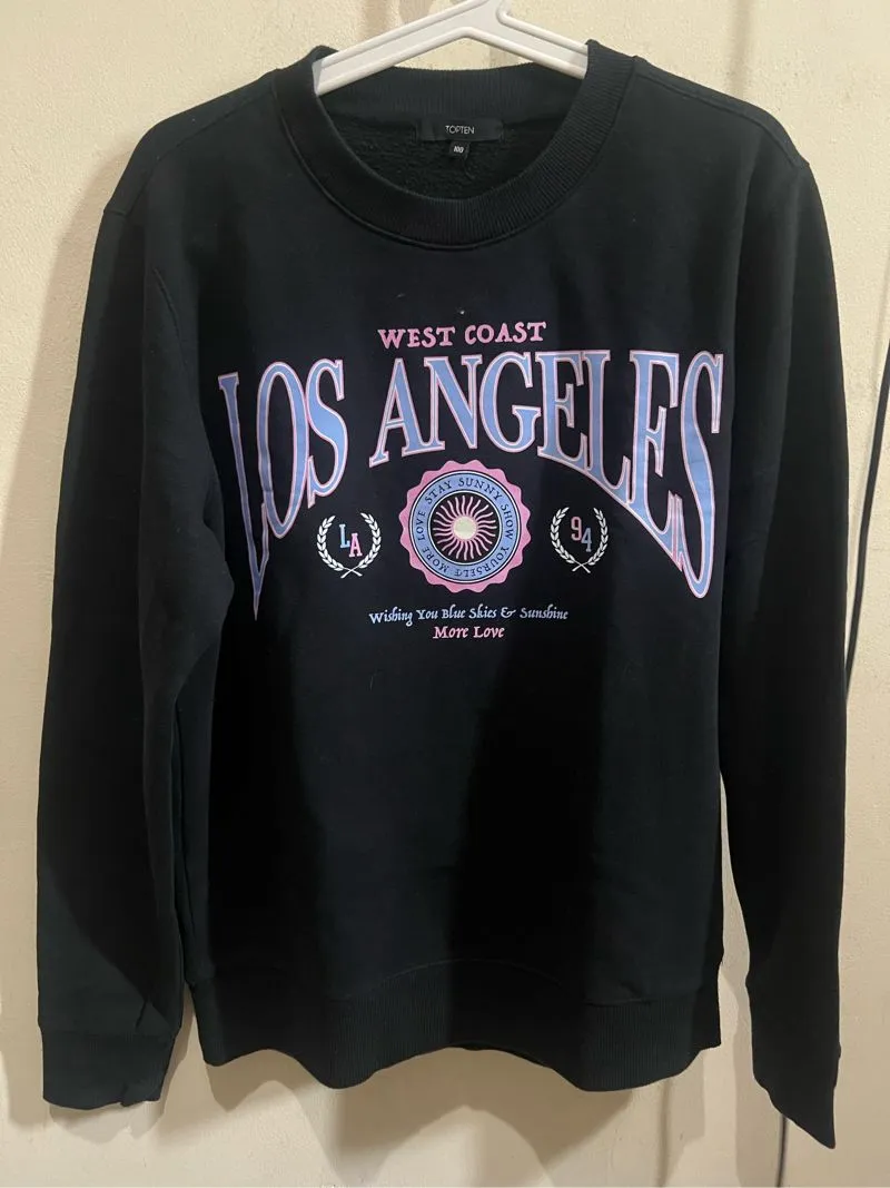 Topten Streetwear Casual Sweatshirt Pria black photo 1