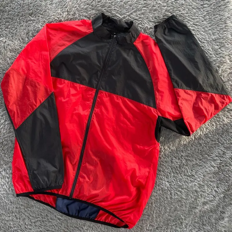 Sportswear Windbreaker Pria red black photo 1