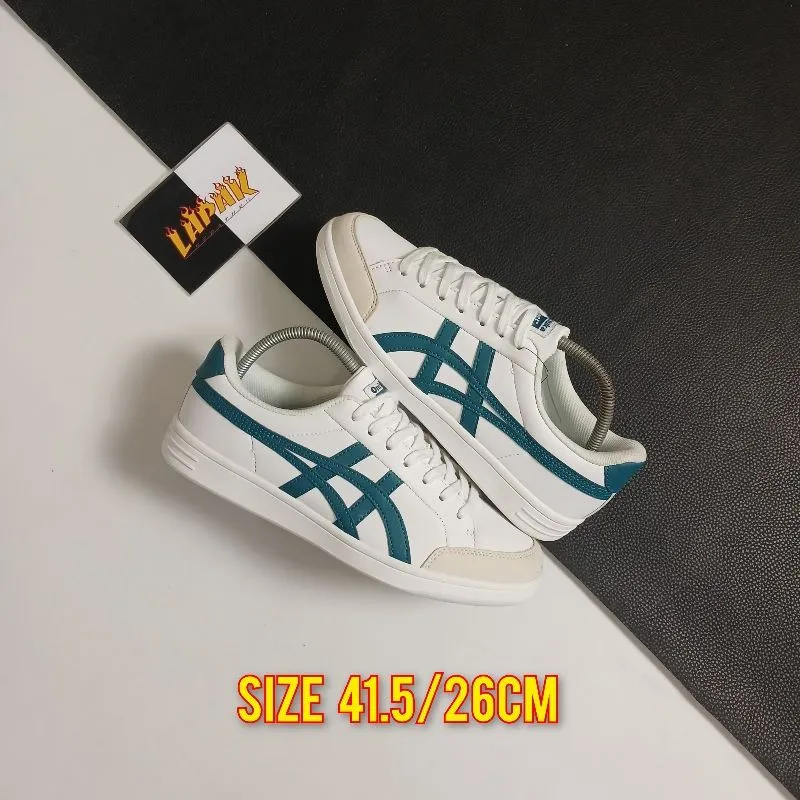 Onitsuka Tiger Casual Casual shoe Pria white green photo 1