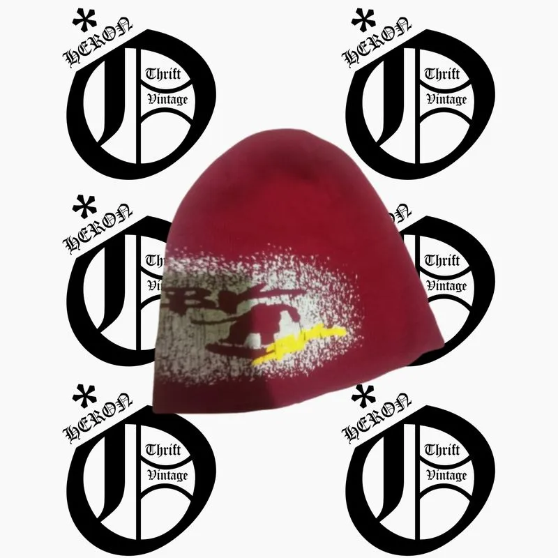Streetwear Hat Pria red photo 1