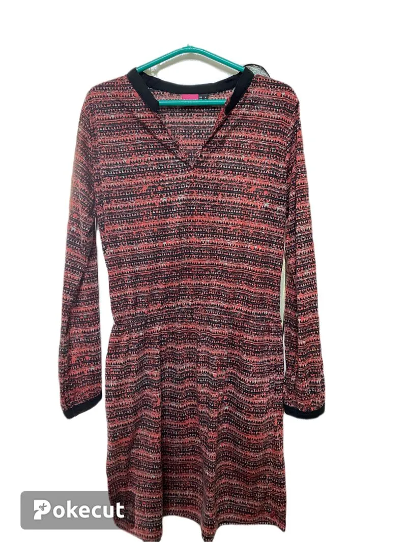 Sophie Martin Casual Blouse Wanita multicolor red photo 1