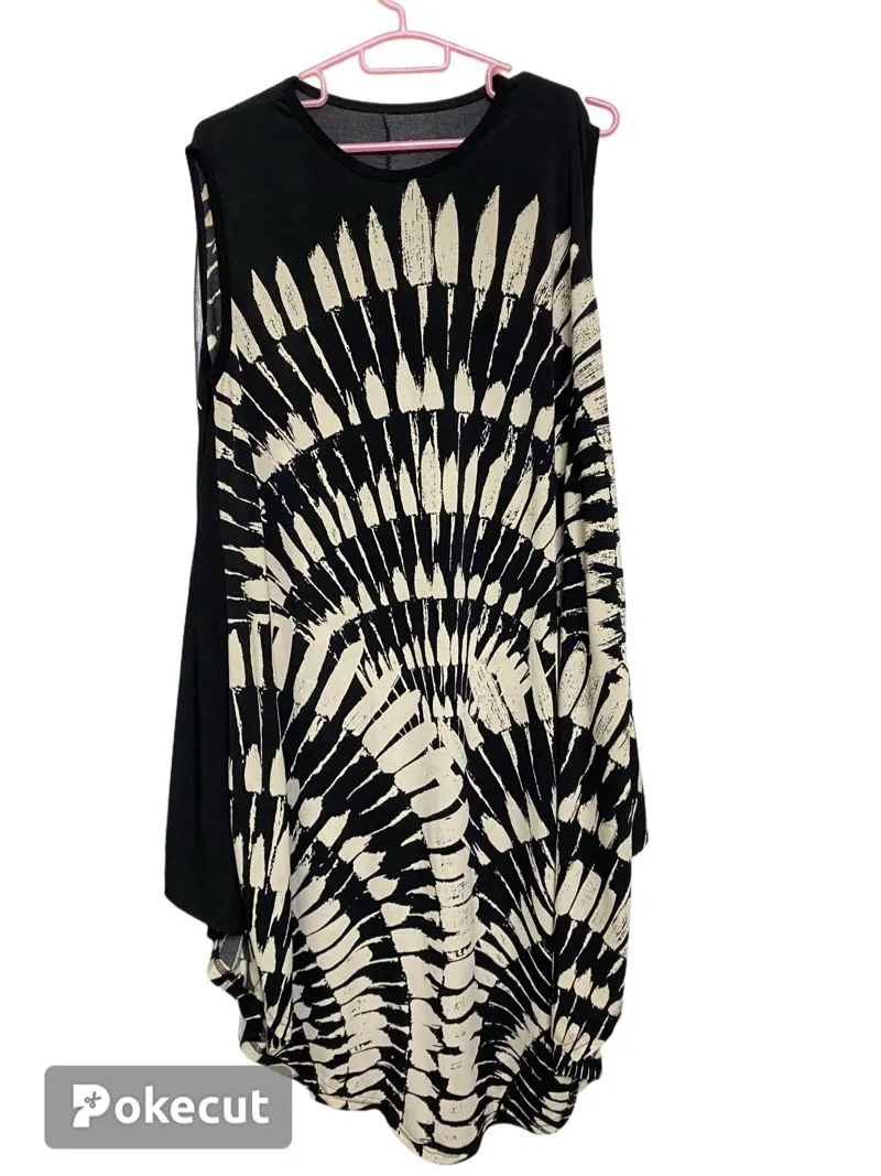 Indie Casual Kimono Wanita black cream photo 1