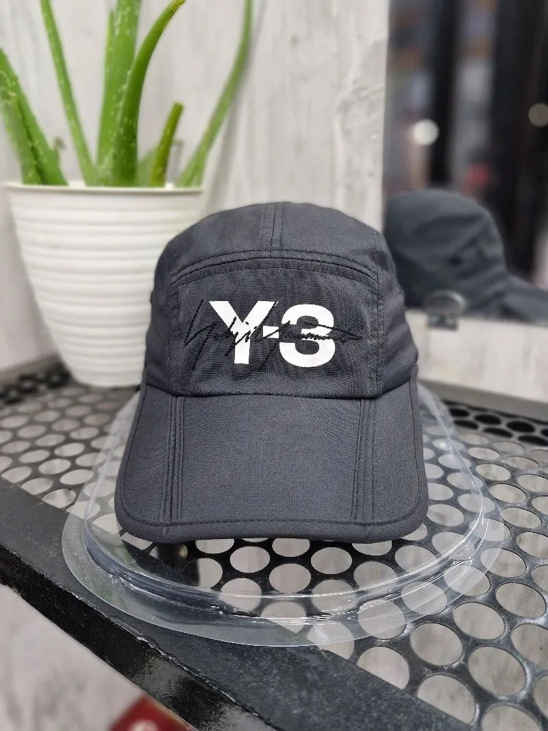 Yohji Yamamoto Casual Hat Pria black photo 1