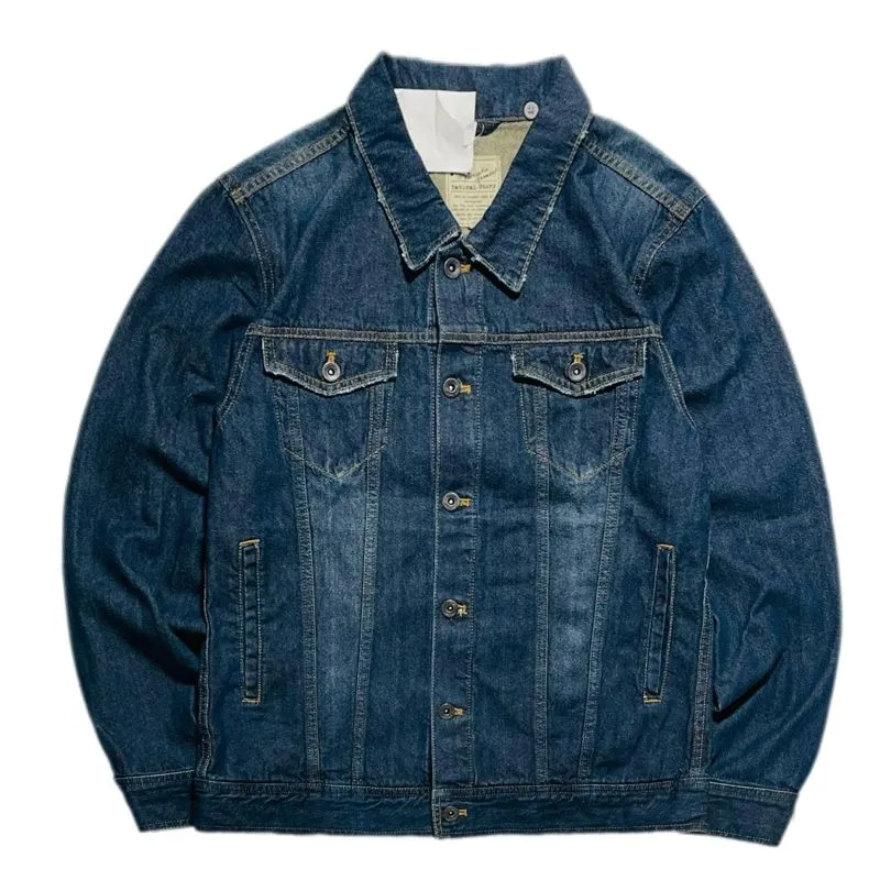 Japanese brand Grunge Indie Denim jacket Pria blue photo 1