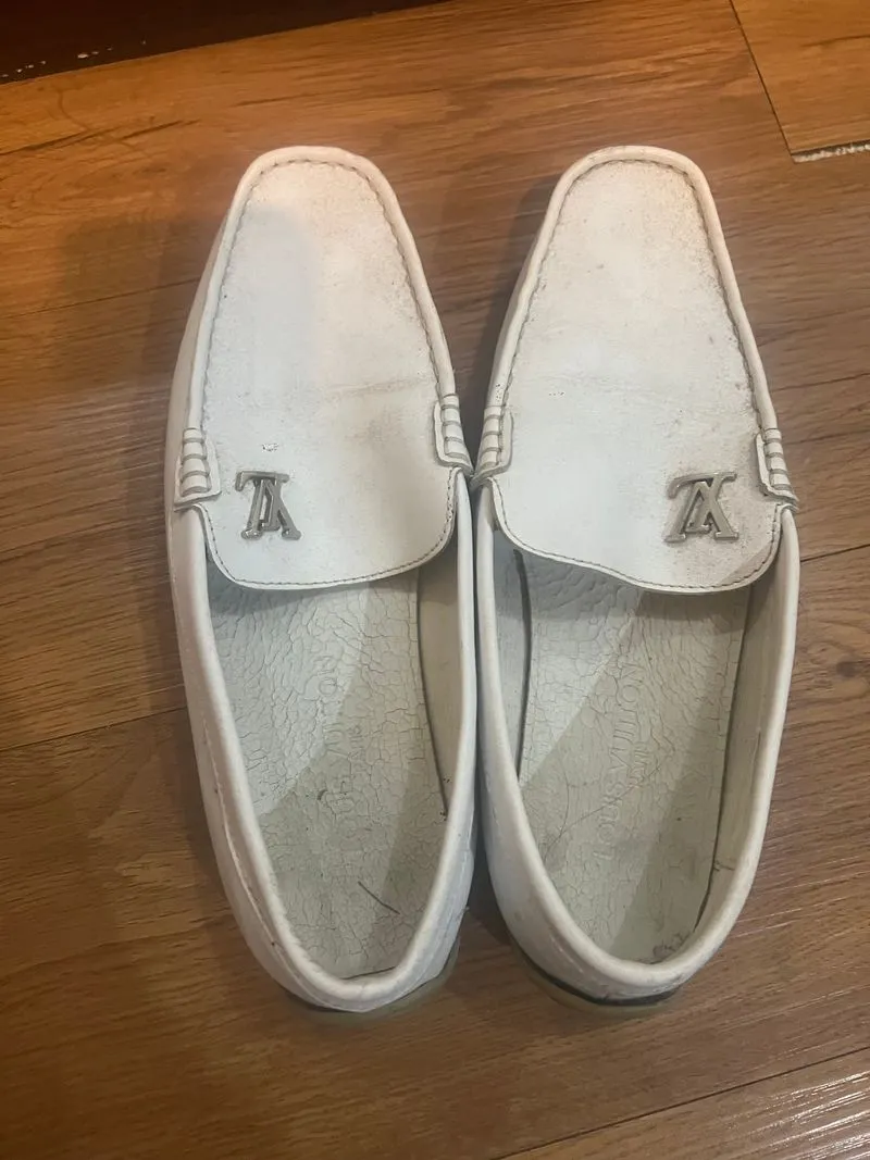 Louis Vuitton Luxury Loafer Wanita white photo 1