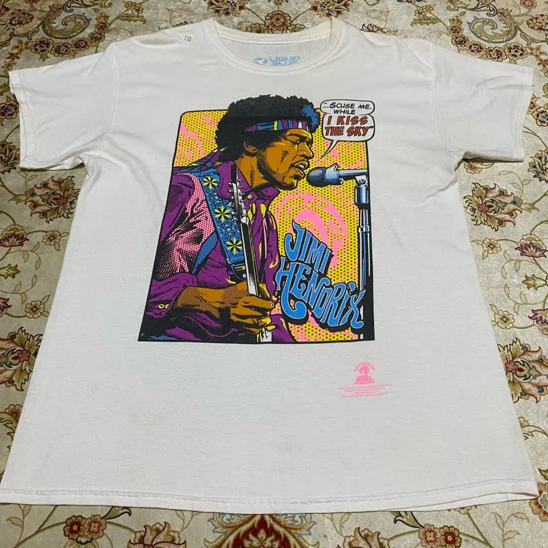Vintage Grunge T-shirt Pria white photo 1