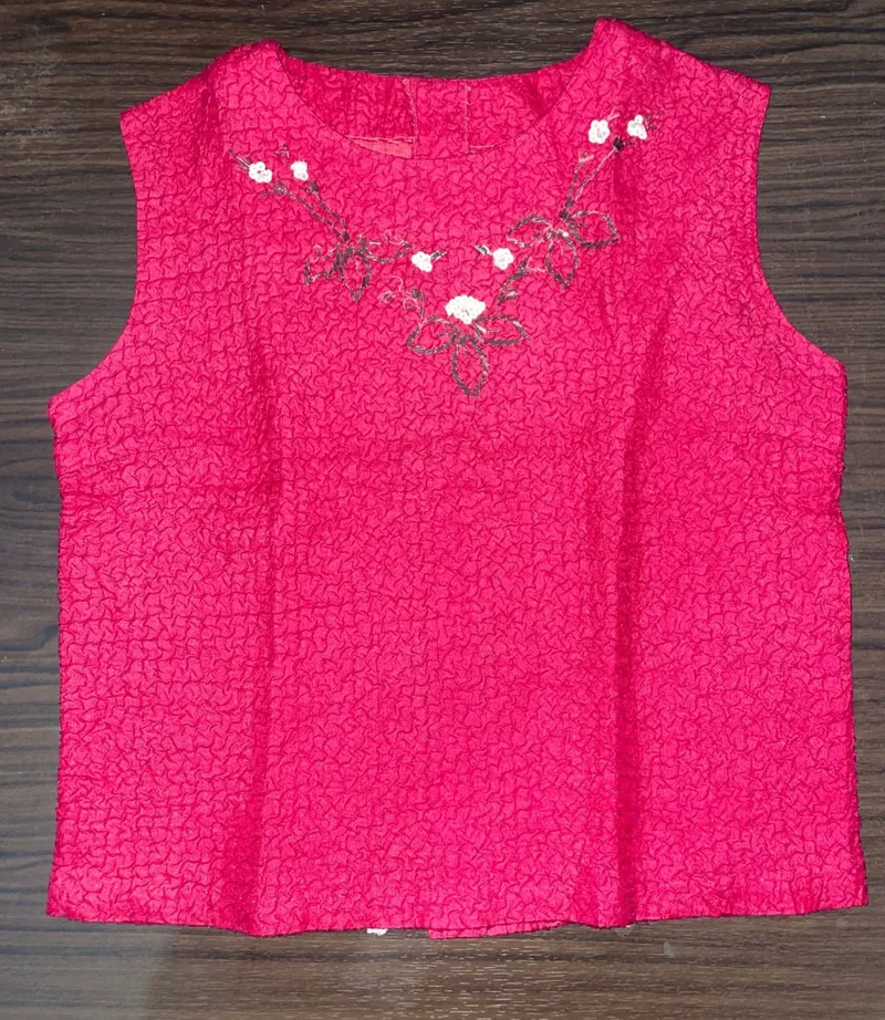 Crop top Wanita multicolor pink photo 1