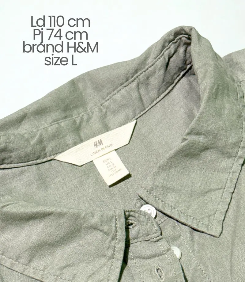 H&M Casual Blouse Wanita green photo 1