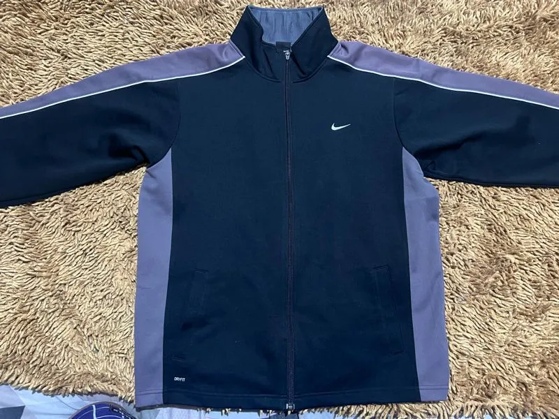 Nike Streetwear Sportswear Track jacket Pria black photo 1