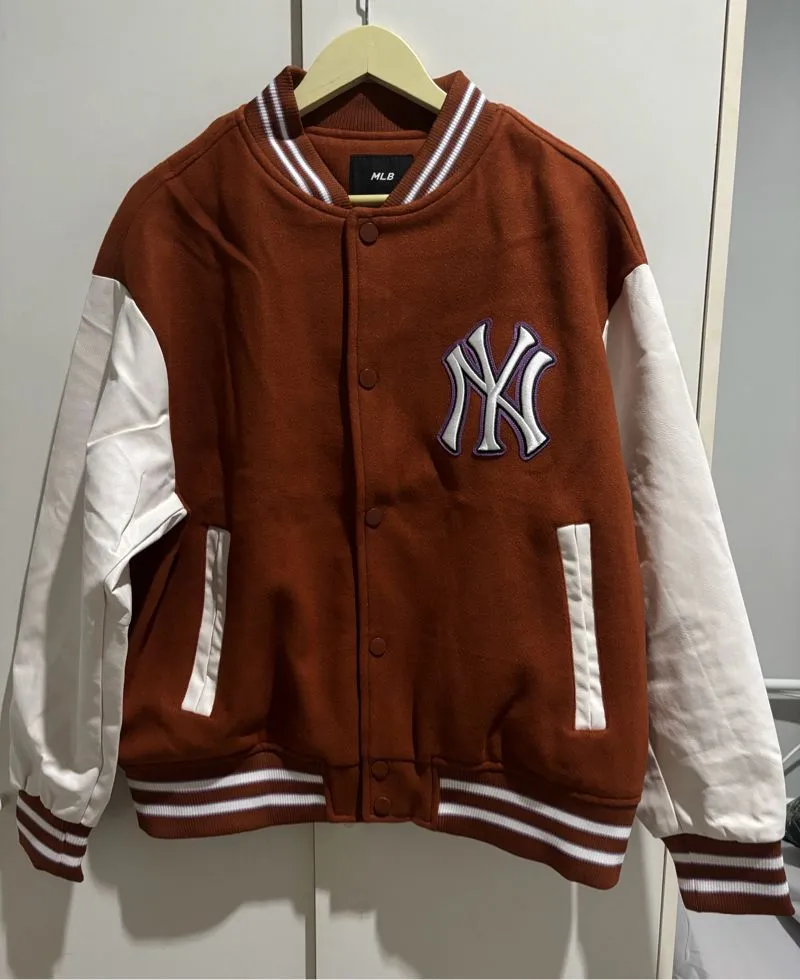 MLB Casual Bomber jacket Pria brown photo 1