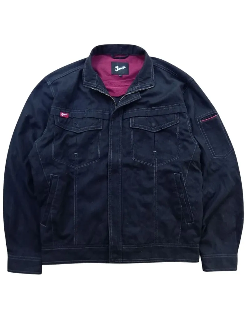 Jawin Casual Denim jacket Pria black photo 1