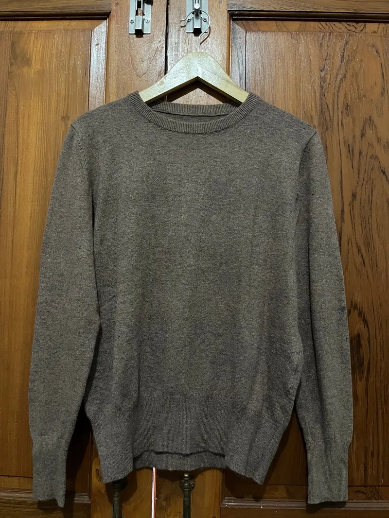 Vintage Sweater Wanita brown photo 1