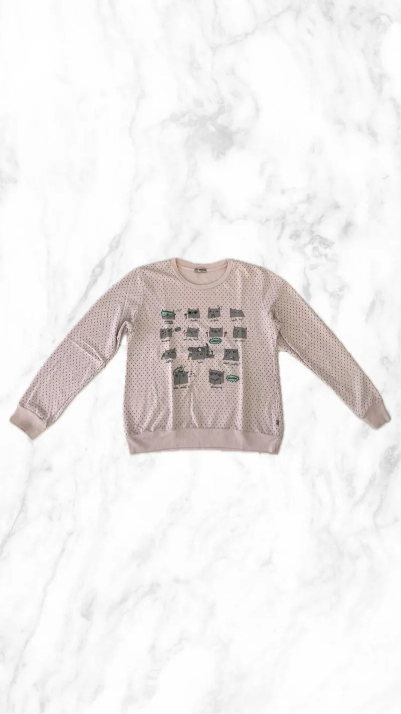 Nevada Coquette Casual Sweater Wanita pink photo 1