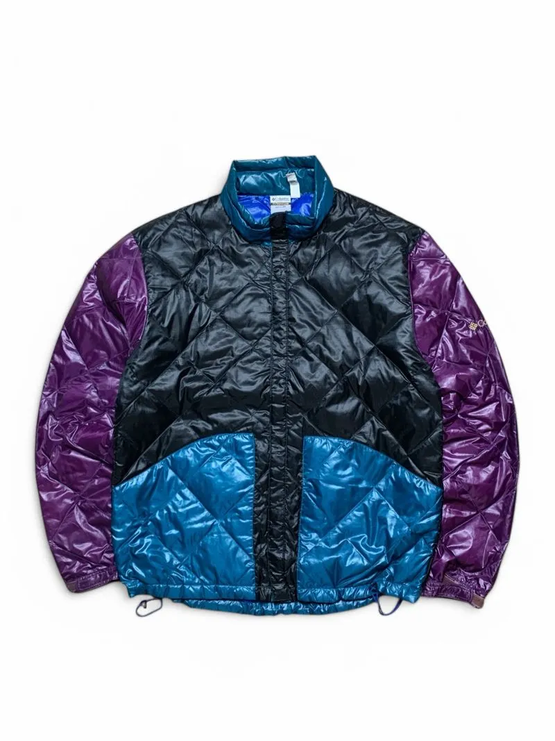 Columbia Streetwear Casual Puffer jacket Pria purple blue photo 1