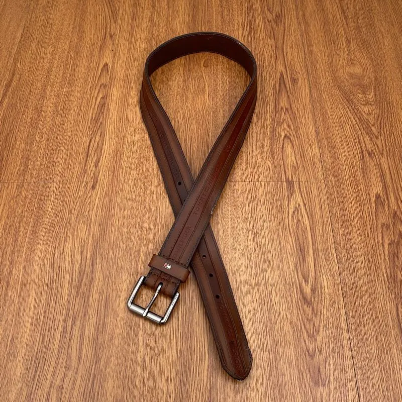 Tommy Hilfiger Minimalist Casual Belt Pria brown photo 1