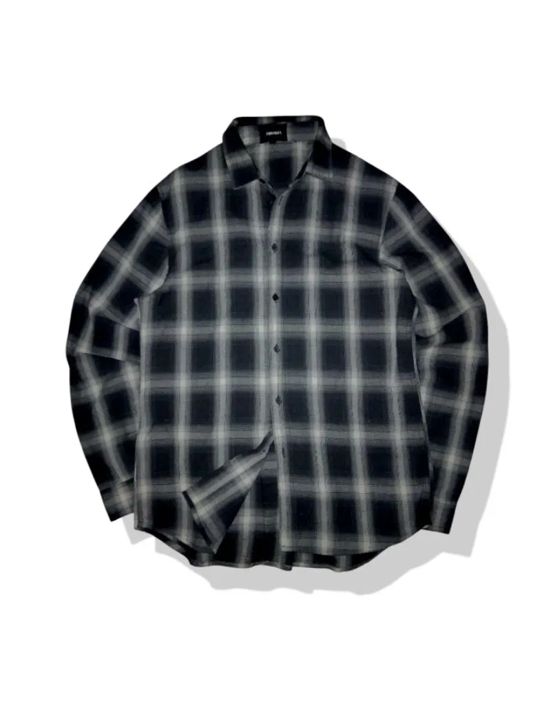 Avant Garde Minimalist Formal shirt Pria white black photo 1