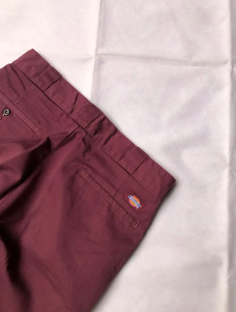 Dickies Vintage Y2K Casual pants Pria burgundy photo 1