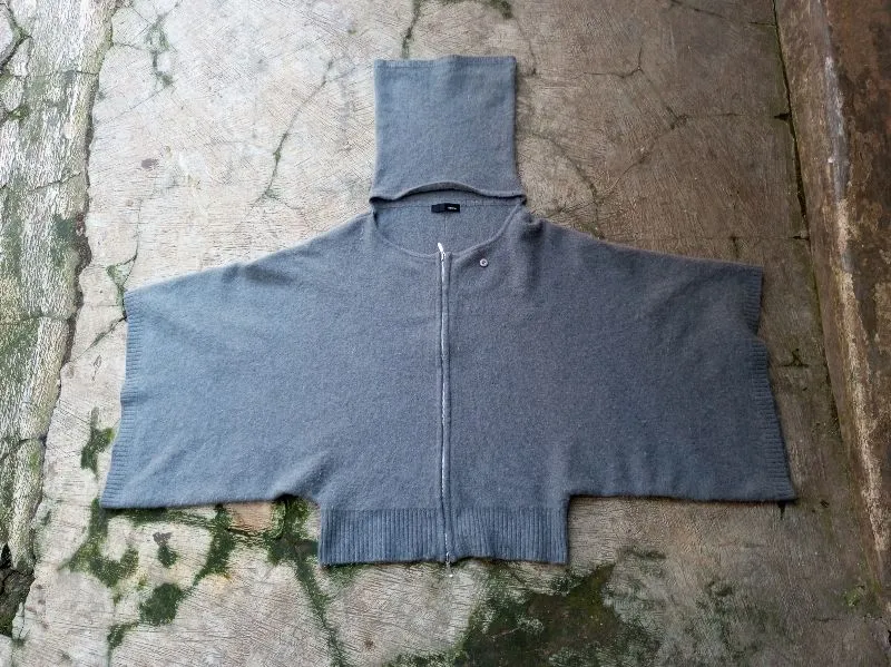 Japanese brand Vintage Streetwear Capes & poncho Pria gray photo 1