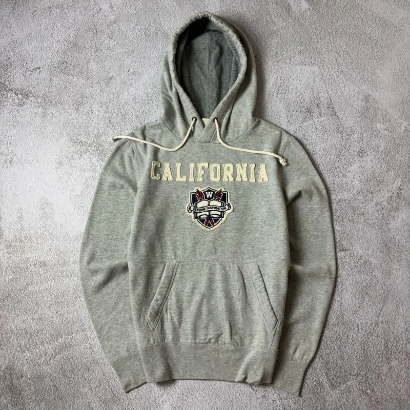 WHO.A.U Casual Hoody Pria gray photo 1