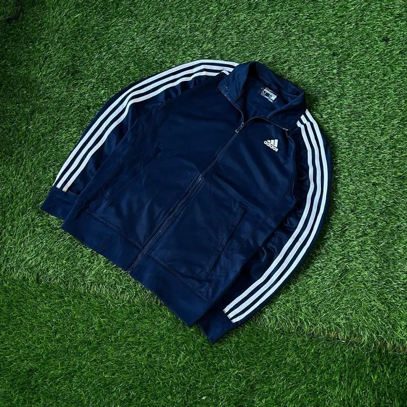 Adidas Vintage Casual Track jacket Pria white navy photo 1