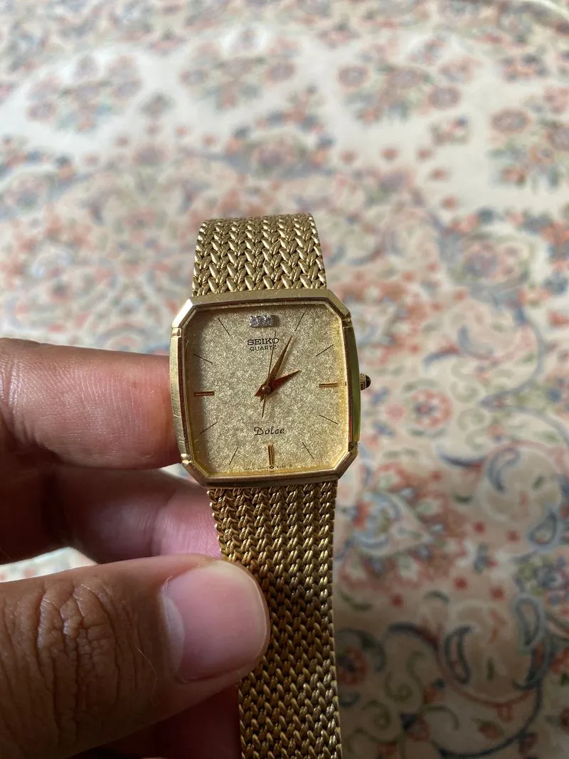 Seiko Vintage Luxury Watch Pria gold photo 1