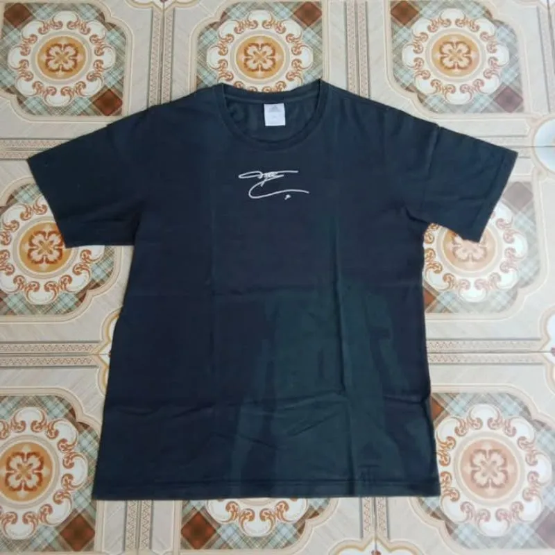Adidas Vintage T-shirt Pria black photo 1
