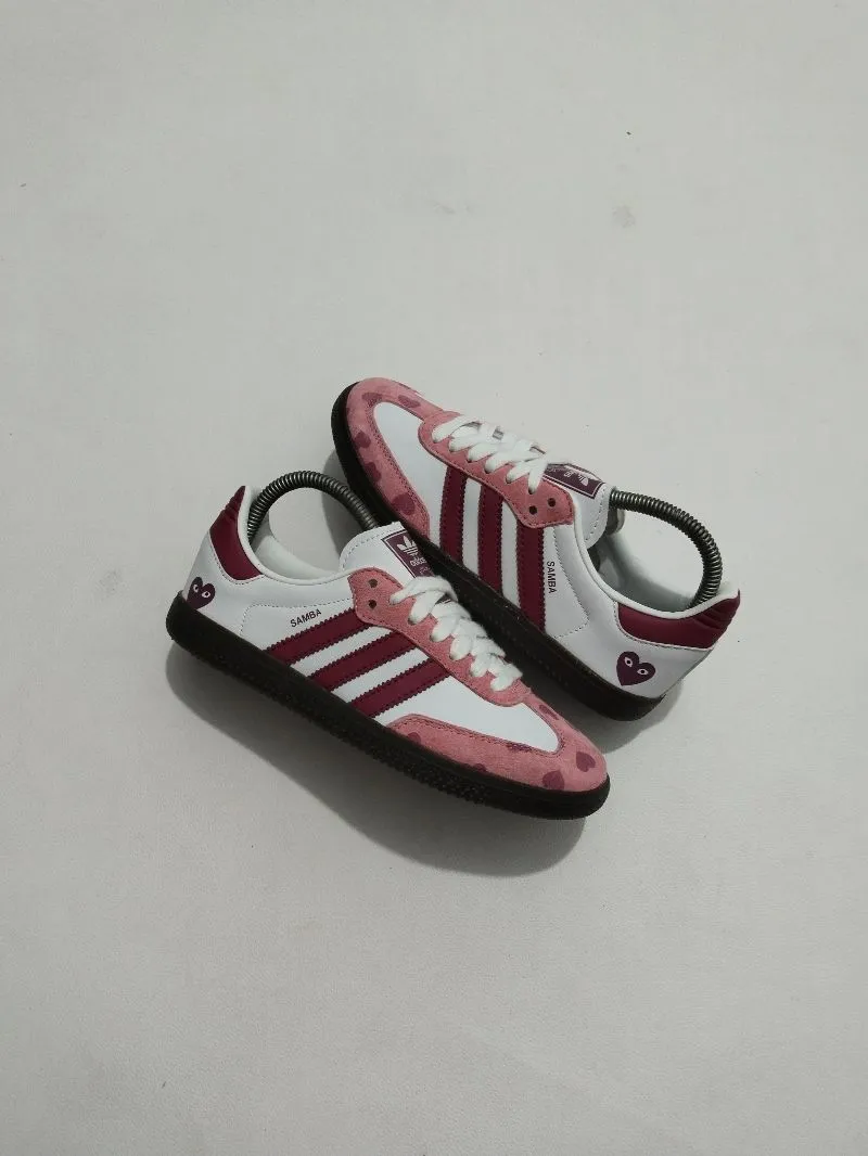 Adidas Casual Sneakers Wanita white pink photo 1