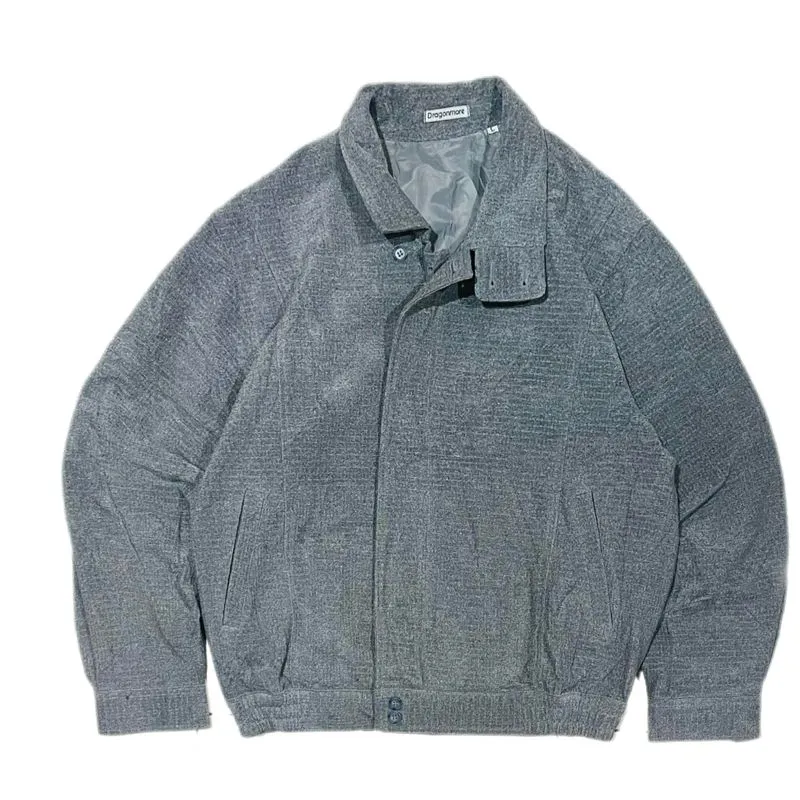 Japanese brand Grunge Indie Harrington jacket Pria gray photo 1