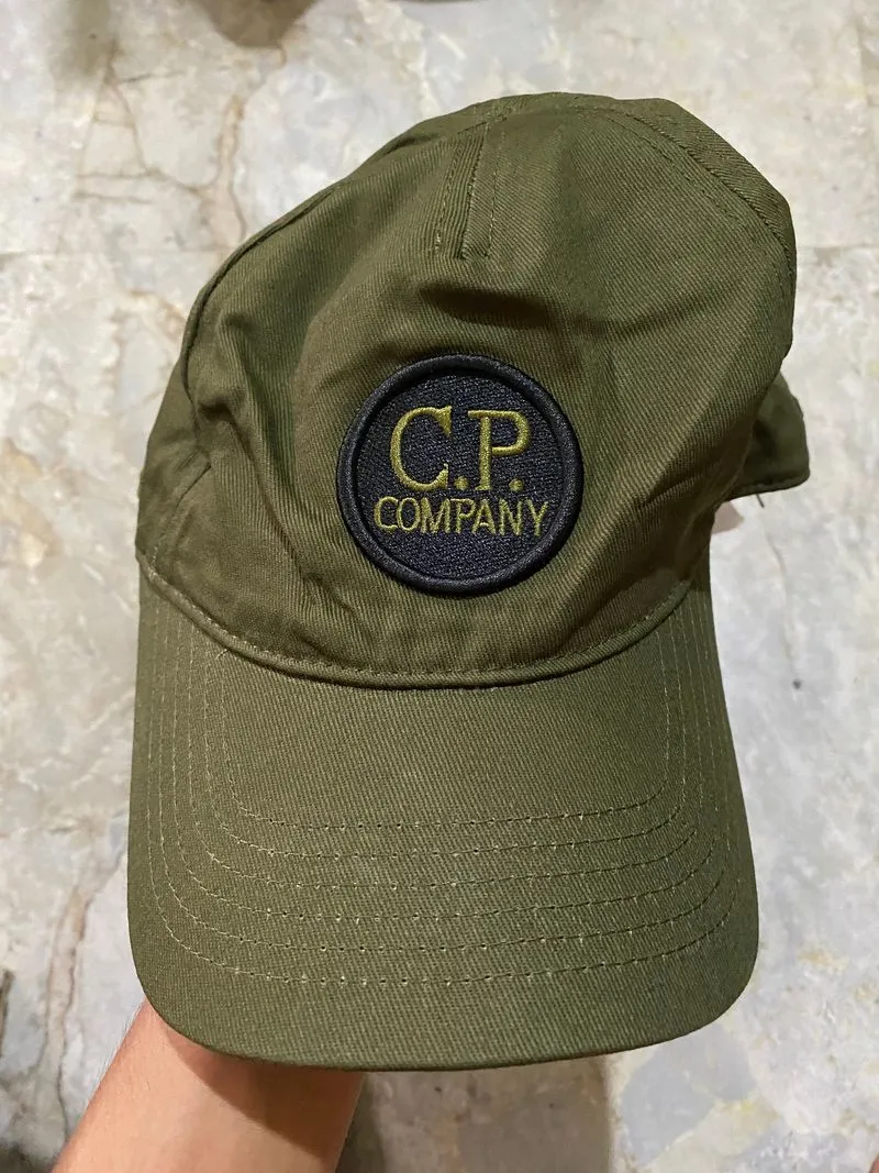 Stone Island Streetwear Y2K Hat Pria green black photo 1