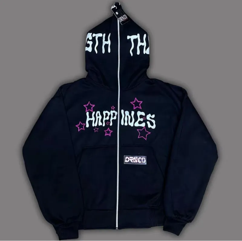 Vintage Hoody Pria black photo 1