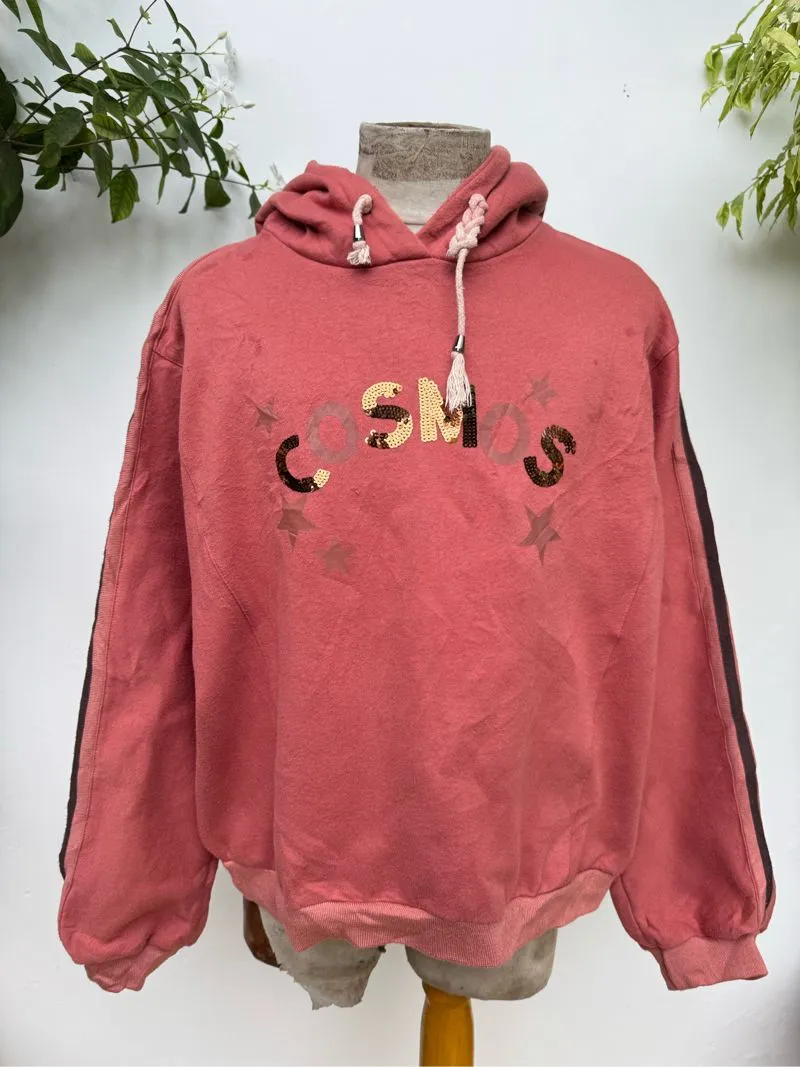 Streetwear Casual Hoody Pria orange photo 1
