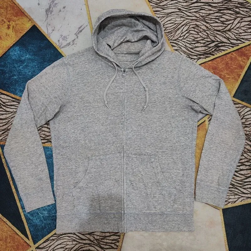 Uniqlo Casual Hoody Pria gray photo 1