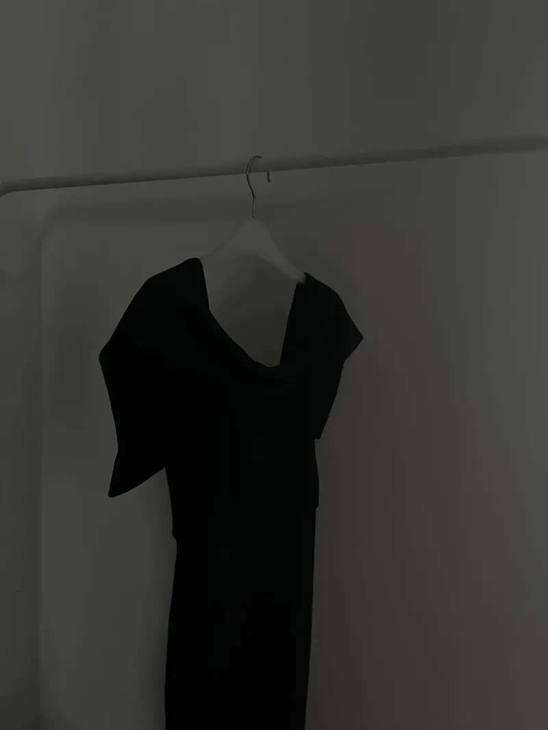Luxury Midi dress Wanita black photo 1