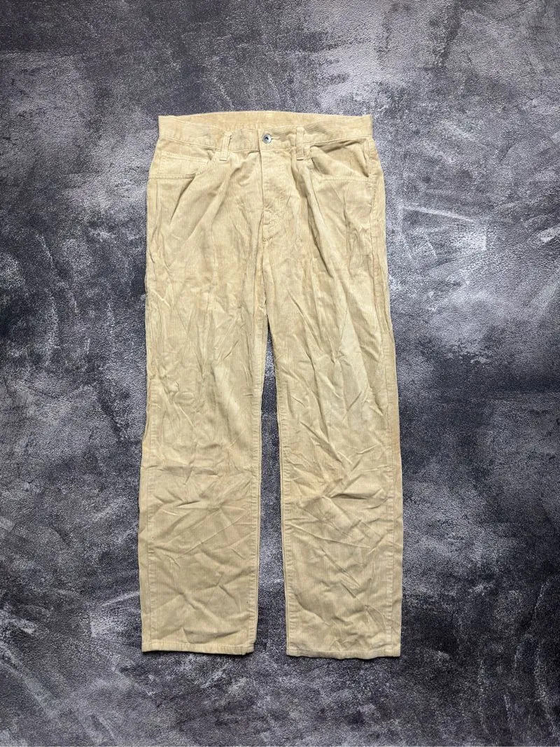 Uniqlo Vintage Casual pants Pria cream photo 1