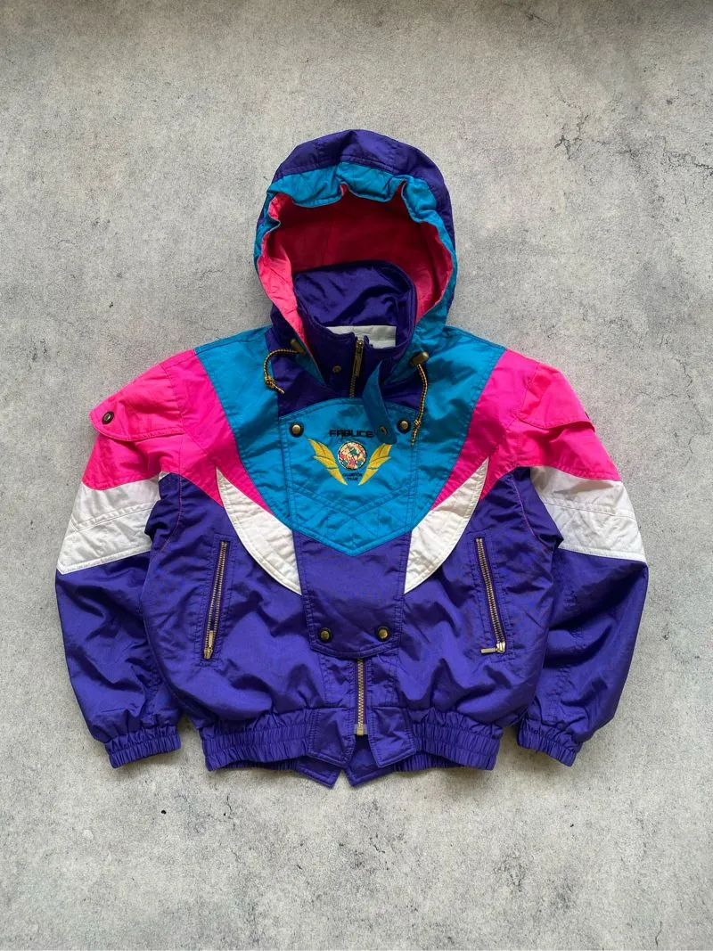 Biker Sportswear Windbreaker Pria purple pink photo 1