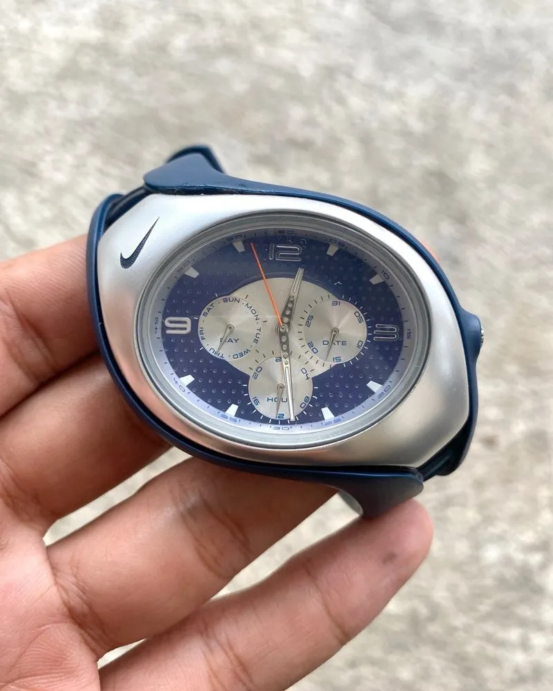 Nike Vintage Y2K Jewellery Pria silver blue Preloved