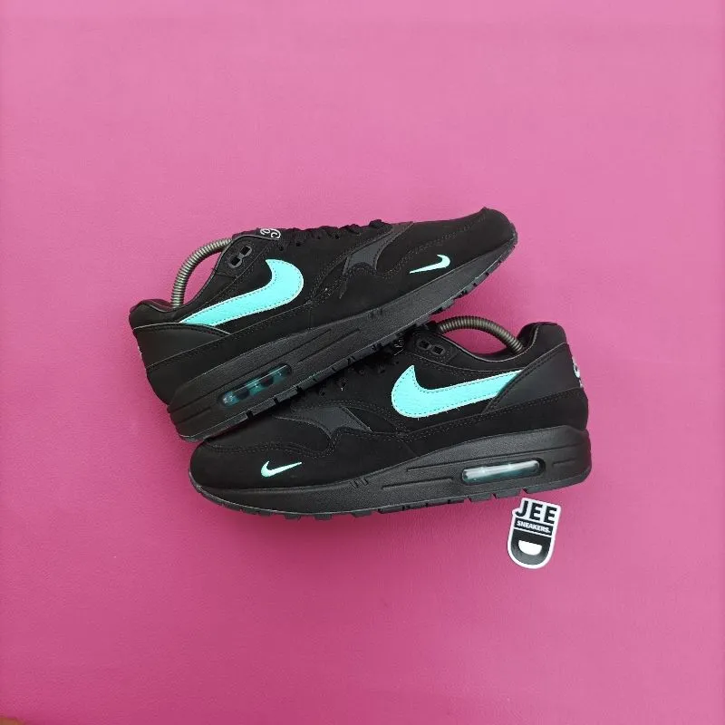 Nike Streetwear Casual Sneakers Pria blue black photo 1