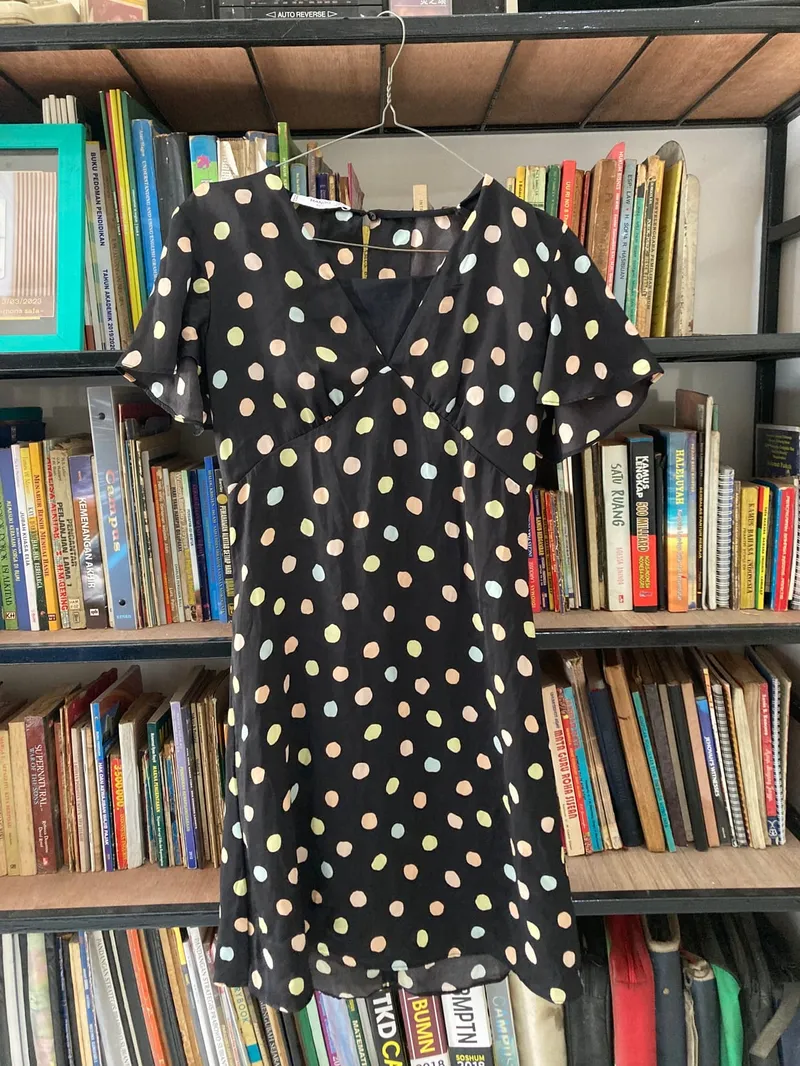 Mango Fairy Casual Summer dress Wanita black photo 1