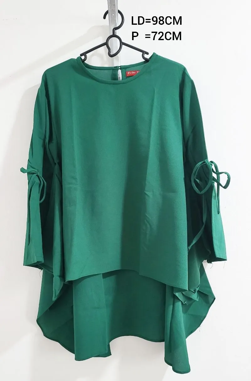 Casual Blouse Wanita green photo 1
