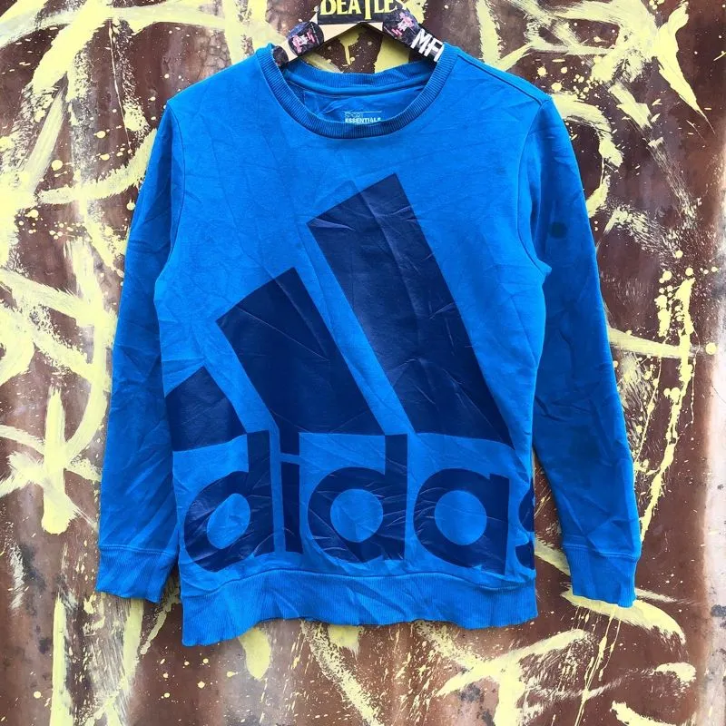 Adidas Casual Sweater Pria blue photo 1