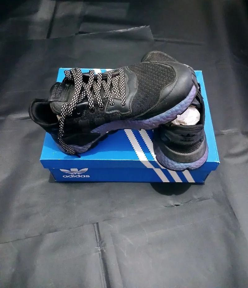 Adidas Casual Sneakers Pria black photo 1